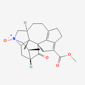 methyl (1R,2S,5R,6S,10S)-2,6-dimethyl-8-oxido-20-oxo-8-azoniahexacyclo[11.5.1.11,5.02,10.03,8.016,19]icosa-13(19),16-diene-17-carboxylate