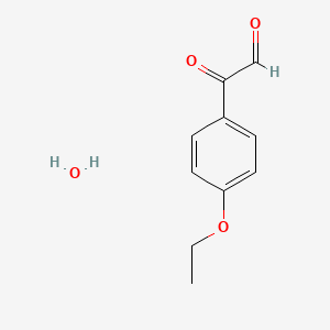 molecular formula C10H12O4 B1389030 2-(4-Ethoxyphenyl)-2-oxoacetaldehyde hydrate CAS No. 1189873-72-0