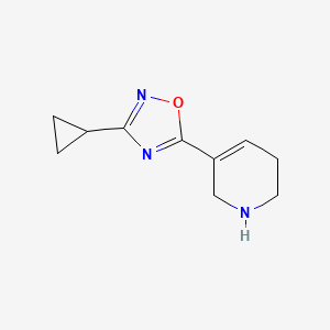 3-Cyclopropyl-5-(1,2,3,6-tetrahydropyridin-5-yl)-1,2,4-oxadiazole