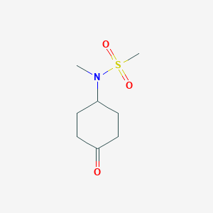 molecular formula C8H15NO3S B13890343 n-Methyl-n-(4-oxocyclohexyl)methanesulfonamide 