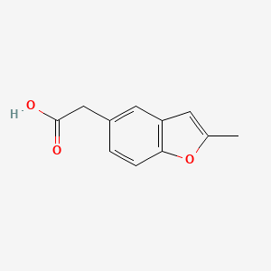 2-(2-Methyl-1-benzofuran-5-yl)acetic acid