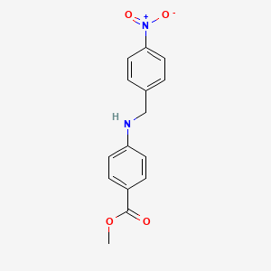 Methyl 4-[(4-nitrophenyl)methylamino]benzoate