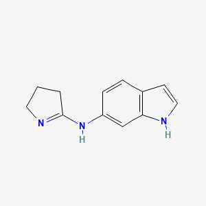 N-(3,4-dihydro-2H-pyrrol-5-yl)-1H-indol-6-amine