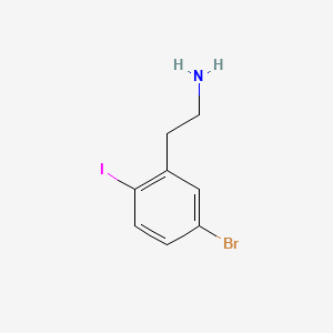 2-(5-Bromo-2-iodophenyl)ethan-1-amine