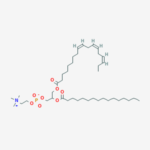 molecular formula C42H78NO8P B13890433 [2-hexadecanoyloxy-3-[(9Z,12Z,15Z)-octadeca-9,12,15-trienoyl]oxypropyl] 2-(trimethylazaniumyl)ethyl phosphate 