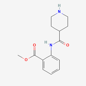 Methyl 2-[(4-piperidinylcarbonyl)amino]benzoate