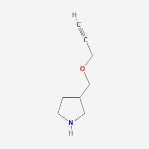 3-[(Prop-2-yn-1-yloxy)methyl]pyrrolidine