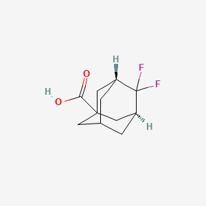 (3S,5R)-4,4-difluoroadamantane-1-carboxylic acid