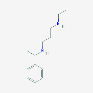 molecular formula C13H22N2 B1389082 N1-Ethyl-N3-(1-phenylethyl)-1,3-propanediamine CAS No. 1040690-12-7
