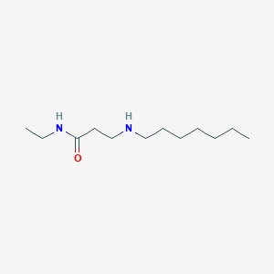 molecular formula C12H26N2O B1389083 N-Ethyl-3-(heptylamino)propanamide CAS No. 1040690-33-2