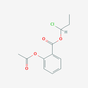 1-Chloropropyl 2-acetyloxybenzoate