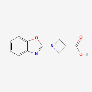 1-(Benzo[d]oxazol-2-yl)azetidine-3-carboxylic acid