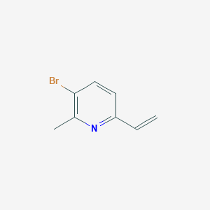 3-bromo-6-ethenyl-2-methylpyridine