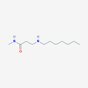 molecular formula C11H24N2O B1389102 3-(Heptylamino)-N-methylpropanamide CAS No. 1040690-26-3