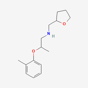 B1389105 2-(2-Methylphenoxy)-N-(tetrahydro-2-furanylmethyl)-1-propanamine CAS No. 1040692-37-2
