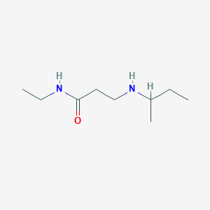 molecular formula C9H20N2O B1389112 3-(Sec-butylamino)-N-ethylpropanamide CAS No. 1040692-83-8
