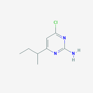 4-Butan-2-yl-6-chloropyrimidin-2-amine