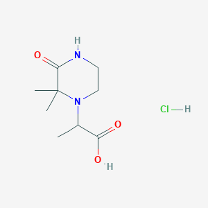 2-(2,2-Dimethyl-3-oxo-piperazin-1-yl)-propionic acid hydrochloride