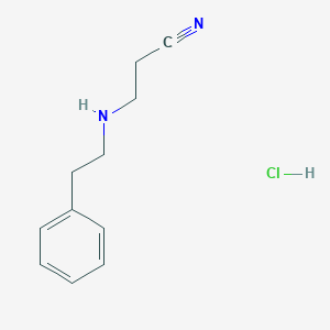 3-Phenethylamino-propionitrile hydrochloride