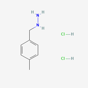 molecular formula C8H14Cl2N2 B1389172 (4-Methylbenzyl)hydrazine dihydrochloride CAS No. 1085453-44-6