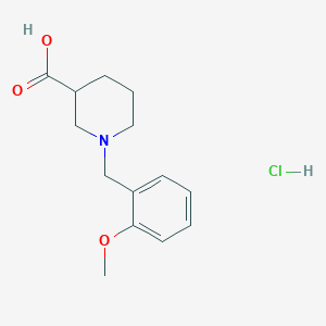 1-(2-Methoxybenzyl)piperidine-3-carboxylic acid hydrochloride