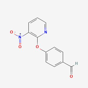 4-[(3-Nitropyridin-2-yl)oxy]benzaldehyde