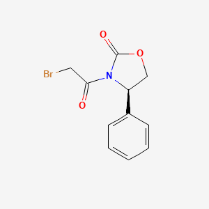 (4R)-3-(2-bromoacetyl)-4-phenyl-1,3-oxazolidin-2-one