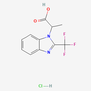 2-(2-Trifluoromethyl-benzoimidazol-1-YL)-propionic acid hydrochloride