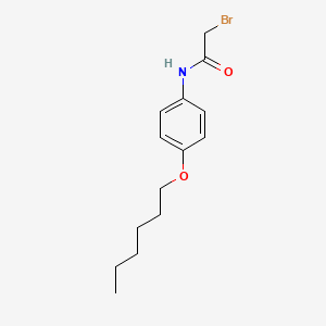 molecular formula C14H20BrNO2 B1389194 2-Bromo-N-[4-(hexyloxy)phenyl]acetamide CAS No. 1138445-87-0