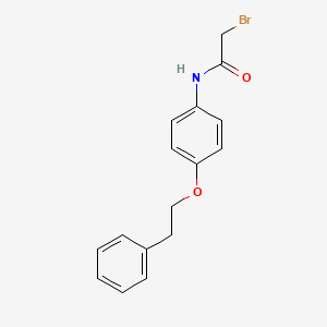 2-Bromo-N-[4-(phenethyloxy)phenyl]acetamide