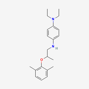 N1-[2-(2,6-dimethylphenoxy)propyl]-N4,N4-diethyl-1,4-benzenediamine