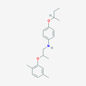 N-[4-(Sec-butoxy)phenyl]-N-[2-(2,5-dimethylphenoxy)propyl]amine