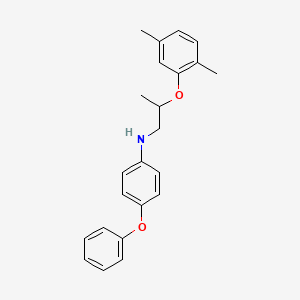 B1389210 N-[2-(2,5-Dimethylphenoxy)propyl]-4-phenoxyaniline CAS No. 1040687-66-8
