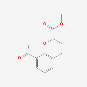 Methyl 2-(2-formyl-6-methylphenoxy)propanoate