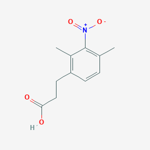 3-(2,4-Dimethyl-3-nitrophenyl)propanoic acid