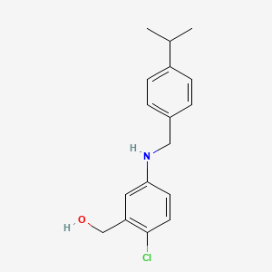 [2-Chloro-5-[(4-isopropylphenyl)methylamino]phenyl]methanol