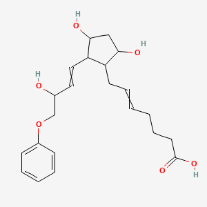 7-[3,5-Dihydroxy-2-(3-hydroxy-4-phenoxybut-1-enyl)cyclopentyl]hept-5-enoic acid