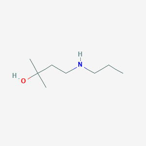 molecular formula C8H19NO B13892310 2-Methyl-4-(propylamino)butan-2-ol 