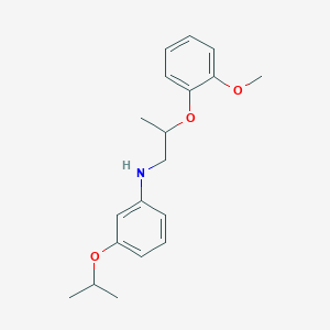 3-Isopropoxy-N-[2-(2-methoxyphenoxy)propyl]aniline