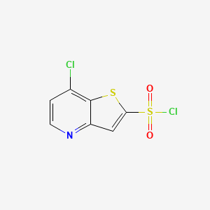 7-chloro-Thieno[3,2-b]pyridine-2-sulfonyl chloride