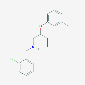 N-(2-Chlorobenzyl)-2-(3-methylphenoxy)-1-butanamine