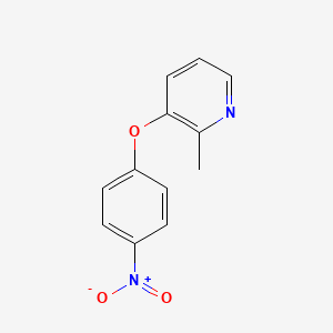 2-Methyl-3-(4-nitrophenoxy)pyridine