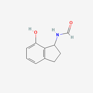 N-(7-hydroxy-indan-1-yl)-formamide