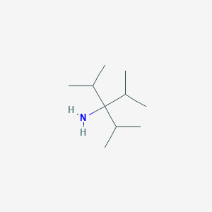 2,4-Dimethyl-3-propan-2-ylpentan-3-amine