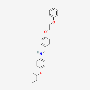 N-[4-(Sec-butoxy)phenyl]-N-[4-(2-phenoxyethoxy)-benzyl]amine