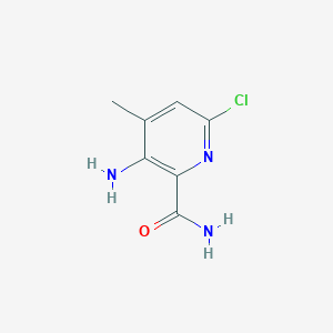 3-Amino-6-chloro-4-methylpyridine-2-carboxamide