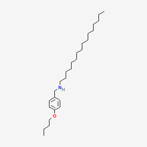 molecular formula C27H49NO B1389247 N-(4-Butoxybenzyl)-1-hexadecanamine CAS No. 1040689-22-2