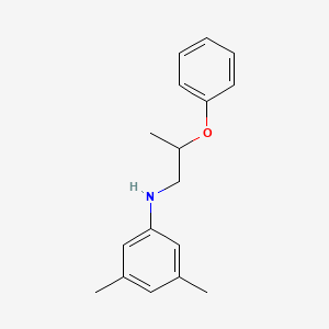 molecular formula C17H21NO B1389249 3,5-Dimethyl-N-(2-phenoxypropyl)aniline CAS No. 1040686-76-7