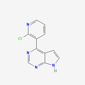 4-(2-chloropyridin-3-yl)-7H-pyrrolo[2,3-d]pyrimidine