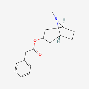 molecular formula C16H21NO2 B13892547 3beta-Phenylacetoxytropane 